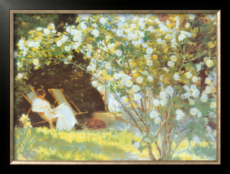 Les Roses - Peder Severin Kroyer Painting On Canvas